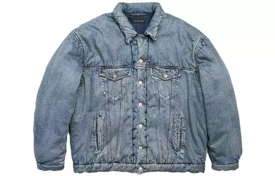 Мужская джинсовая куртка Balenciaga, синий
