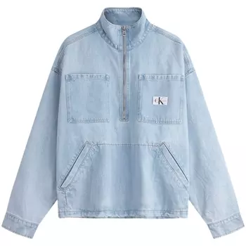 Мужская джинсовая куртка Calvin Klein, цвет 1AA - Denim Light Blue