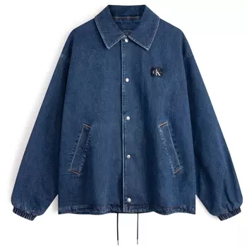 Мужская джинсовая куртка Calvin Klein, цвет 1BJ - Denim Blue