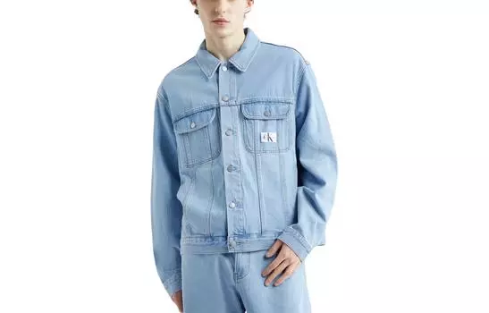 Мужская джинсовая куртка Calvin Klein, цвет Blue