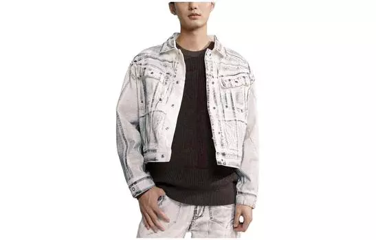Мужская джинсовая куртка Calvin Klein, цвет Medium Gray