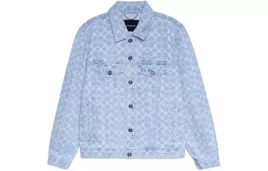 Мужская джинсовая куртка COACH, цвет Blue
