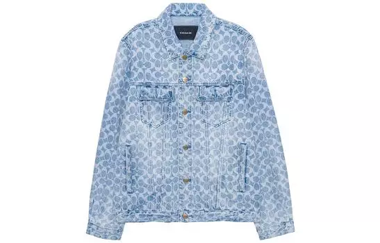 Мужская джинсовая куртка COACH, цвет Blue