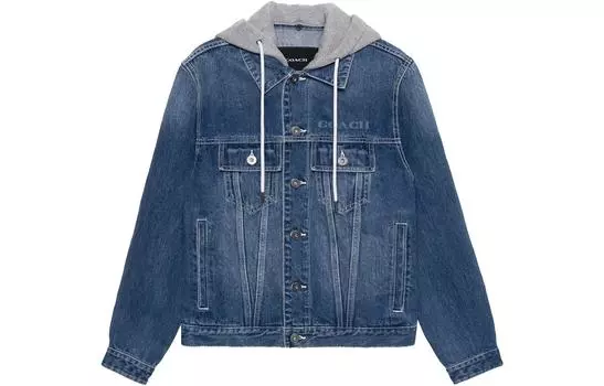 Мужская джинсовая куртка COACH, цвет Blue