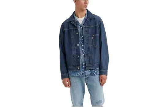 Мужская джинсовая куртка Levi's levi’s, цвет Navy