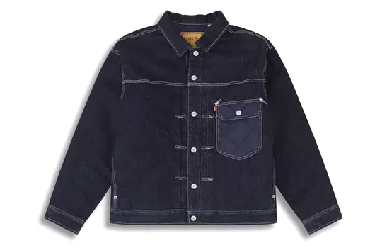 Мужская джинсовая куртка Levi's levi’s, цвет Deepdenimblue