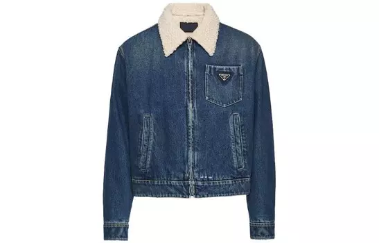 Мужская джинсовая куртка Prada, синий