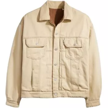 Мужская джинсовая куртка SilverTab Series, абрикосовый цвет Levis, цвет Apricot