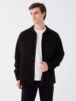 Мужская джинсовая куртка стандартного кроя LCW Jeans, черное родео