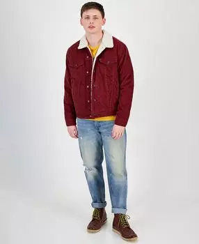 Мужская джинсовая куртка trucker из шерпы стандартного кроя Levi's, мульти