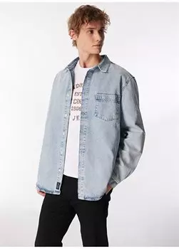 Мужская джинсовая рубашка Dillon Shaded Light в стиле 90-х M0210910-86630 Mavi