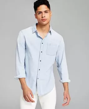 Мужская джинсовая рубашка из шамбре And Now This