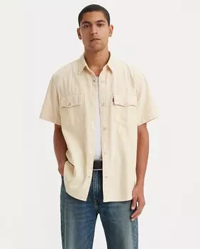 Мужская джинсовая рубашка с короткими рукавами Levi's