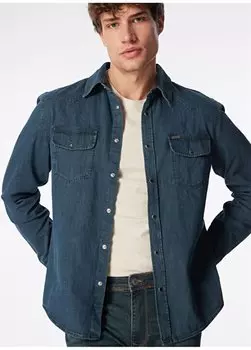 Мужская джинсовая рубашка WOLKER 2 DENIM Slim Fit 242 LCM 141005 Lee Cooper