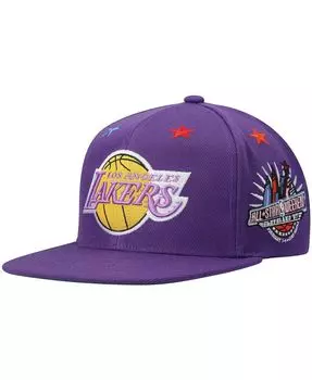 Мужская фиолетовая бейсболка Los Angeles Lakers Hardwood Classics 1997 NBA All-Star Weekend Top Star Snapback Mitchell & Ness
