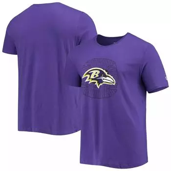 Мужская фиолетовая футболка Baltimore Ravens Stadium New Era