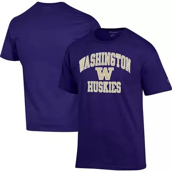 Мужская фиолетовая футболка Champion Washington Huskies High Motor, цвет Wsh Purple