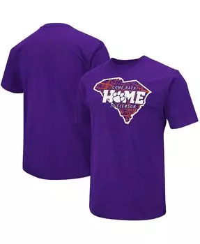 Мужская фиолетовая футболка clemson tigers come back home Colosseum, фиолетовый