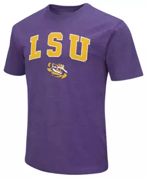 Мужская фиолетовая футболка Colosseum LSU Tigers