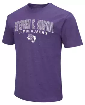 Мужская фиолетовая футболка Colosseum Stephen F. Austin Lumberjacks