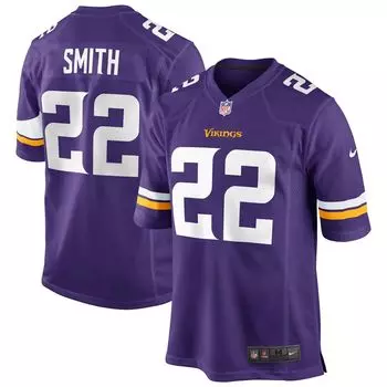 Мужская фиолетовая футболка Harrison Smith Minnesota Vikings Game Nike