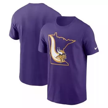 Мужская фиолетовая футболка Minnesota Vikings Local Essential Nike