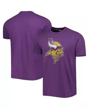 Мужская фиолетовая футболка Minnesota Vikings Premier Franklin '47 Brand, фиолетовый