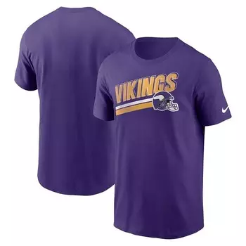 Мужская фиолетовая футболка Nike Minnesota Vikings Essential Blitz Lockup, цвет Mvk Purple