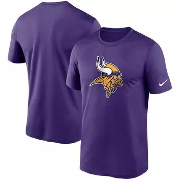 Мужская фиолетовая футболка с логотипом Minnesota Vikings Essential Legend Performance Nike