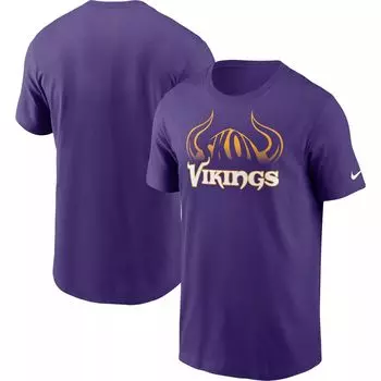 Мужская фиолетовая футболка со шлемом Minnesota Vikings Hometown Collection Nike
