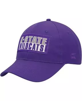 Мужская фиолетовая кепка Kansas State Wildcats Positraction Snapback Colosseum