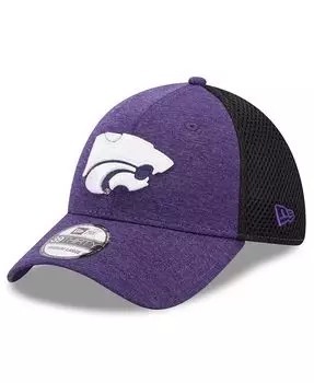 Мужская фиолетовая кепка Kansas State Wildcats Shadowed Neo 39THIRTY Flex Hat New Era, фиолетовый