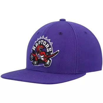 Мужская фиолетовая кепка Mitchell & Ness Toronto Raptors Hardwood Classics Team Ground 2.0 Snapback