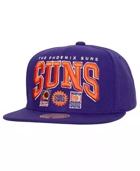 Мужская фиолетовая кепка Phoenix Suns Champ Stack Snapback Mitchell & Ness, фиолетовый