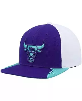 Мужская фиолетовая кепка Snapback Chicago Bulls Day 5 Mitchell & Ness, фиолетовый