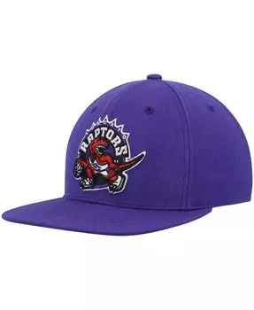 Мужская фиолетовая кепка Toronto Raptors Hardwood Classics Team Ground 2.0 Snapback Mitchell & Ness