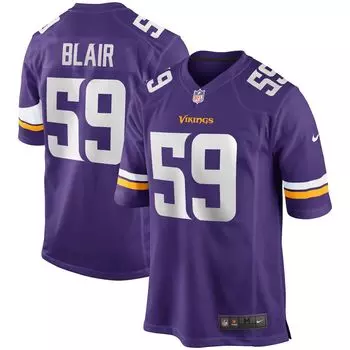 Мужская фиолетовая майка игрока пенсионера Matt Blair Minnesota Vikings Game Nike