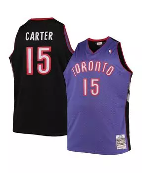 Мужская фиолетовая мужская футболка Vince Carter Toronto Raptors Big and Tall Hardwood Classics Swingman Mitchell & Ness