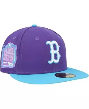 Мужская фиолетовая приталенная кепка Boston Red Sox Vice 59FIFTY New Era