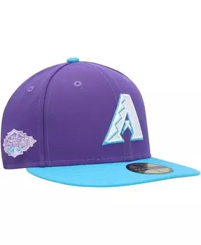 Мужская фиолетовая приталенная шляпа Arizona Diamondbacks Vice 59FIFTY New Era
