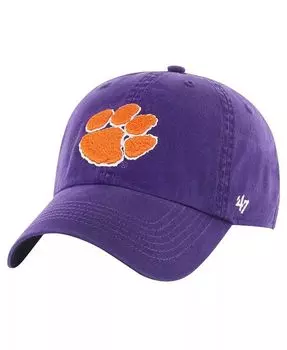 Мужская фиолетовая приталенная шляпа Clemson Tigers Classic Franchise Legacy '47 Brand, фиолетовый