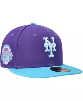Мужская фиолетовая приталенная шляпа New York Mets Vice 59FIFTY New Era