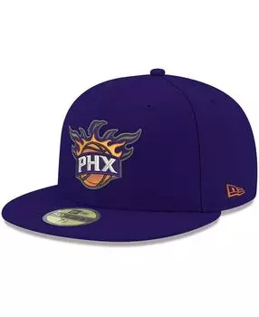 Мужская фиолетовая приталенная шляпа Phoenix Suns Official Team Color 59FIFTY New Era