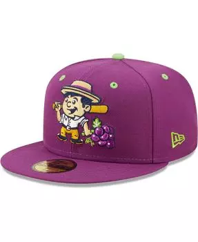 Мужская фиолетовая приталенная шляпа Vineros de Tri-City Copa De La Diversion 59FIFTY New Era