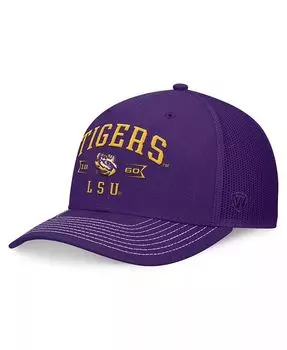 Мужская фиолетовая регулируемая кепка LSU Tigers Carson Trucker Top Of The World, фиолетовый