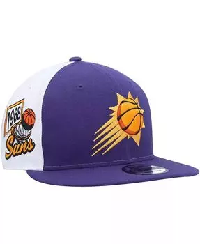 Мужская фиолетовая шляпа Phoenix Suns Pop Panels 9FIFTY Snapback New Era, фиолетовый