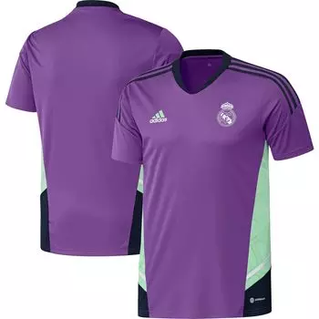 Мужская фиолетовая тренировочная майка Реал Мадрид 2023/24 adidas