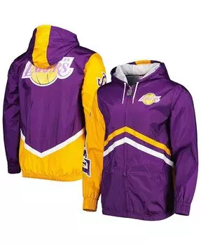 Мужская фиолетовая ветровка с молнией во всю длину Los Angeles Lakers Undeniable Mitchell & Ness, фиолетовый