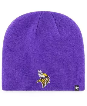 Мужская фиолетовая вязаная шапка с логотипом Minnesota Vikings Secondary '47 Brand, фиолетовый