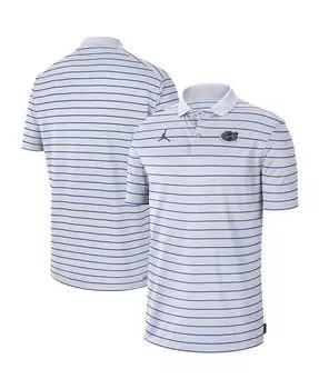 Мужская фирменная белая рубашка-поло florida gators icon victory coaches 2022 early season performance polo shirt Jordan, белый